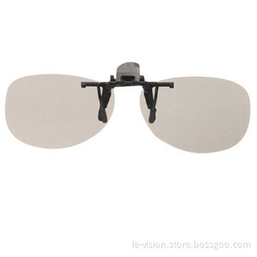 Passive 3D Cinema Projector Glasses Clip without FrameNew